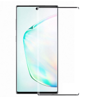 Full Curved Tempered Glass Screen Protector for Samsung Galaxy Note 10 - Black(Retail Packaging) MT-SP-SS-00253BK