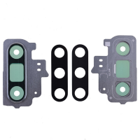 Rear Camera Glass Lens and Cover Bezel Ring for Samsung Galaxy Note 10 N970 - Silver PH-CA-SS-00261SL