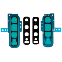 Rear Camera Glass Lens and Cover Bezel Ring for Samsung Galaxy S10 G973 - Green PH-CA-SS-00233GR