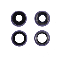 Rear Camera Glass Lens and Cover Bezel Ring for iPhone 11(2 Pcs/set) - Purple PH-CA-IP-00104PL