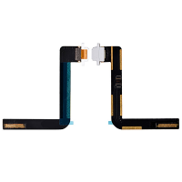 Charging Port with Flex Cable for iPad Air/ iPad 5 (2017)/ iPad 6 (2018) -White PH-CF-IP-00008WH
