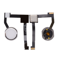 Home Button with Flex Cable Ribbon and Home Button Connector for iPad mini 4 - Silver PH-HB-IP-00110SL