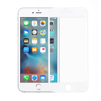 Full Cover  Tempered Glass Screen Protector for iPhone 6 - White(Retail Packaging) MT-SP-IP-001882WH