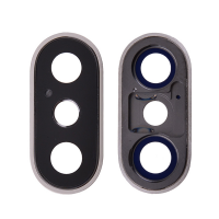 Rear Camera Glass Lens and Cover Bezel Ring for iPhone XS/ XS Max - Silver PH-CA-IP-00091SL