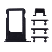 5 in 1 Sim Card Tray with Side Buttons for iPhone 7 Plus(5.5 inches) - Black PH-ST-IP-00025BK
