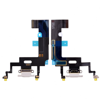 Charging Port with Flex Cable for iPhone XR ( Service Pack )  - White PH-CF-IP-00033WH