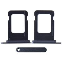 Sim Card Tray for iPhone 15/ 15 Plus (Single SIM Card Version) - Black PH-ST-IP-00049BK