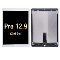 Premium LCD Screen Display with Digitizer Touch Panel and Mother Board Touch Screen Assembly Replacement Compatible for iPad Pro 12.9 2nd Gen (Service Pack) - White PH-LCD-IP-00084WHAA