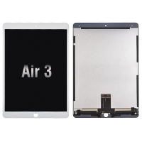 Premium LCD Touch Screen Assembly Replacement Compatible for iPad LCD Screen Digitizer Assembly for iPad Air 3(2019) Refurbished - White PH-LCD-IP-00099WH