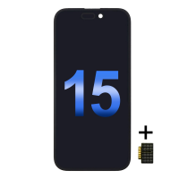 PH-LCD-IP-001423IR LCD Screen Digitizer Assembly With Portable IC for iPhone 15 (Incell/ COF)
